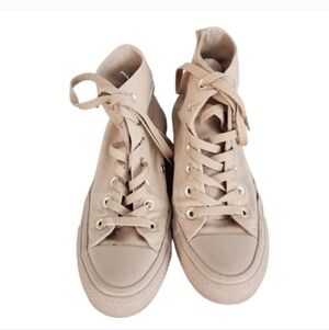 Women's Tan, Beige High-Top Sneakers